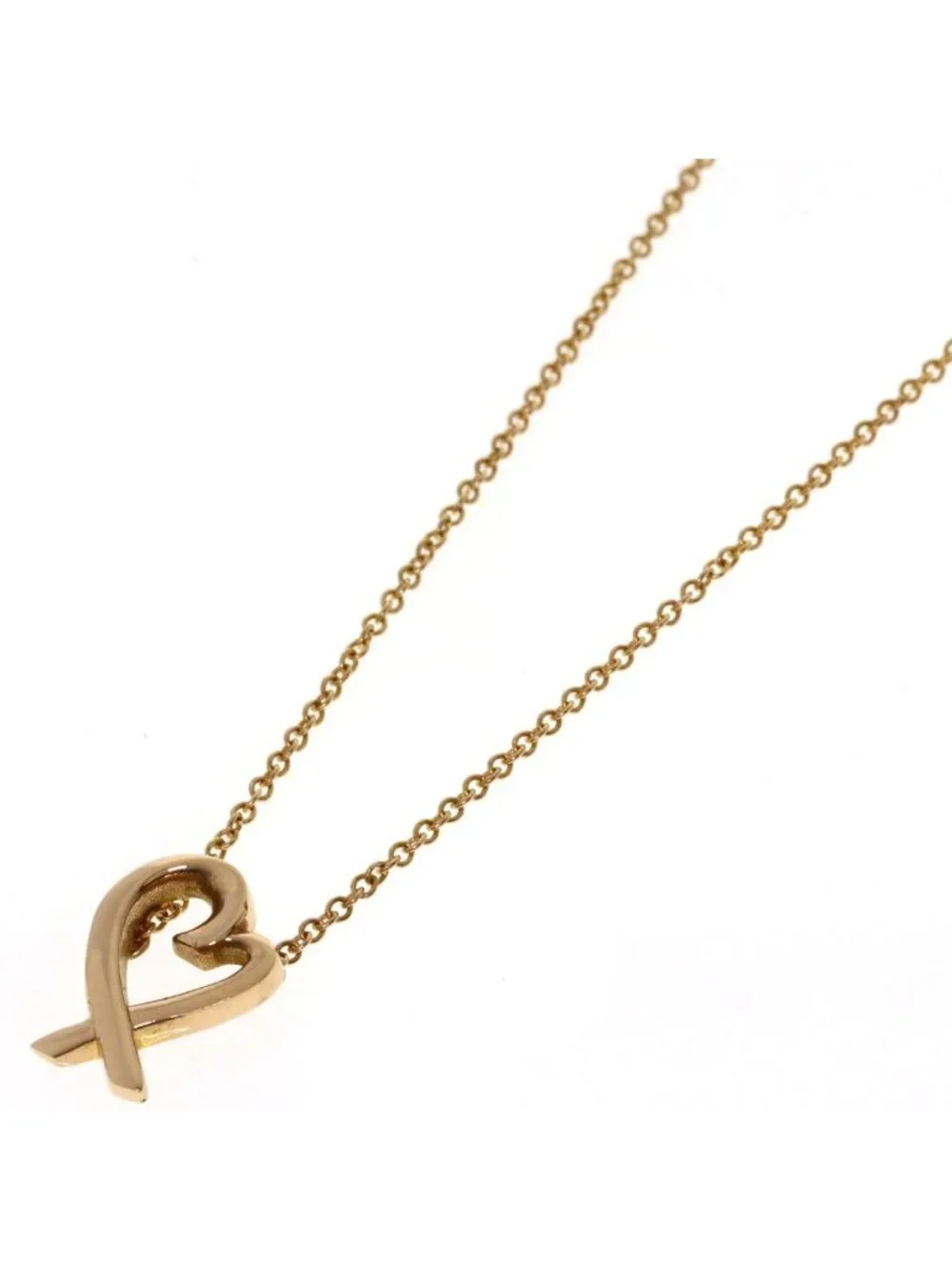 Tiffany & Co Loving Heart Necklace 18k Pink Gold